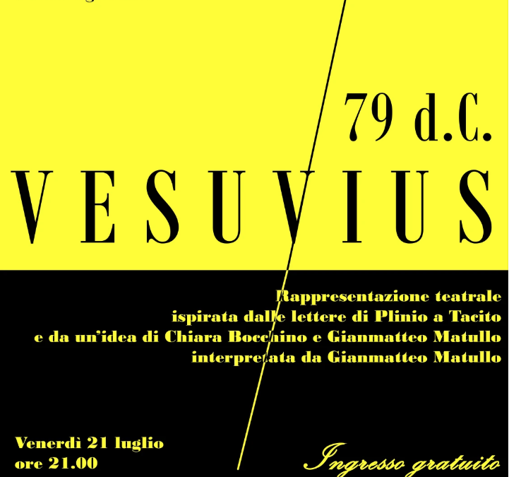 A Montegridolfo va in scena “Vesuvius, l’eruzione del 79 descritta da Plinio”