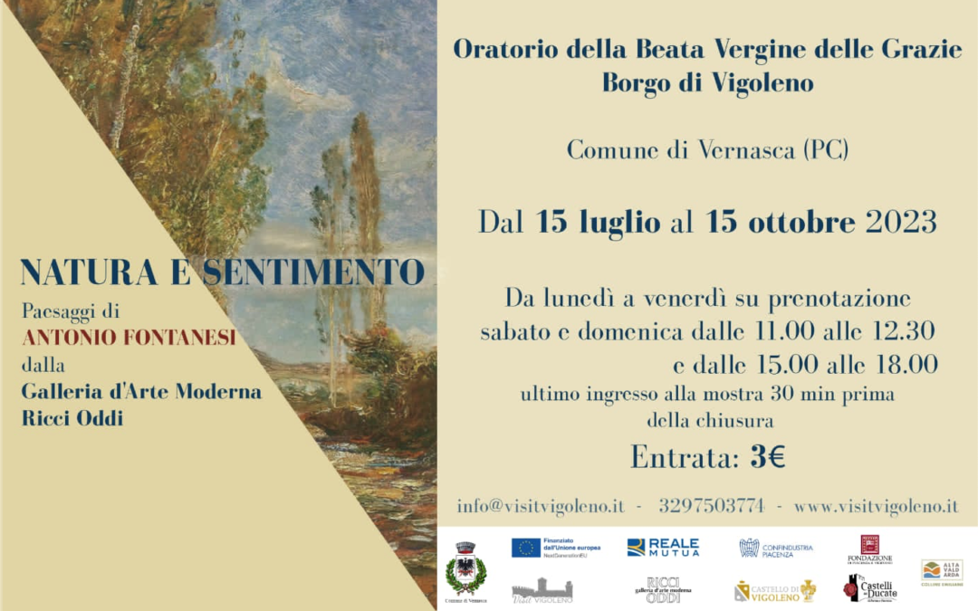 Vigoleno, sabato 15 luglio apre la mostra “Natura e Sentimento”